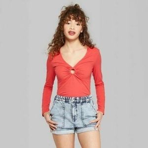 Wild Fable Red Long Sleeve